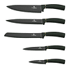Cuchillos de Acero inoxidable EMERALD + Soporte Magnético ( Set 6 unidades )