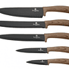 Cuchillos de Acero inoxidable EBONY MAPLE + Soporte Magnético ( Set 6 unidades )