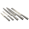 Cuchillos de Acero inoxidable SILVER BURGUNDY  + Soporte Fijo ( Set 6 unidades )