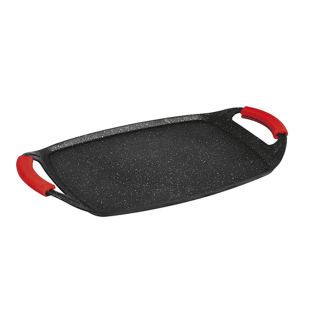 Plancha Parrillera para Asar BURGUNDY BLACK