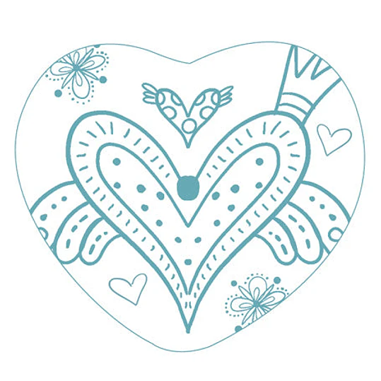 Corazón Alado 11x13 1