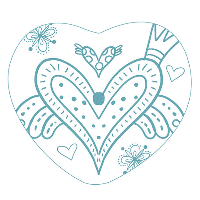 Corazón Alado 11x13 1