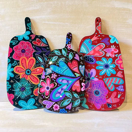 Tabla de Picoteo con resina - 1 Clase 1