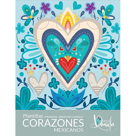 Posavasos Corazones Mex DD 1