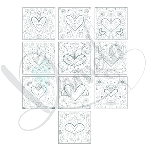 Posavasos Corazones Mex DD