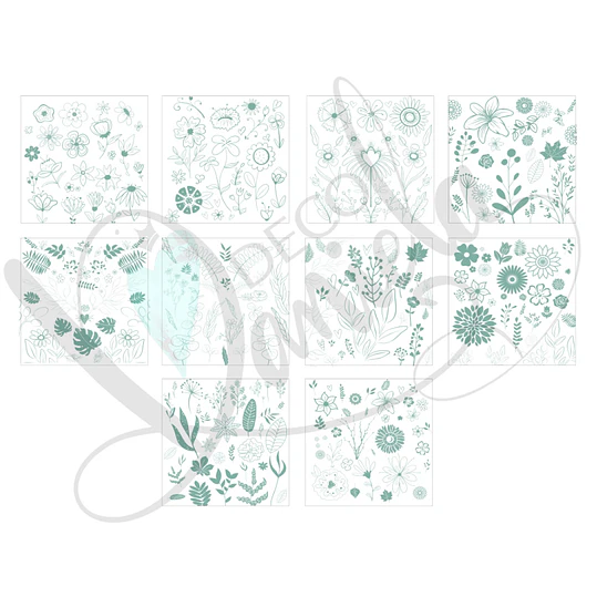 Sellos Florales DD 2