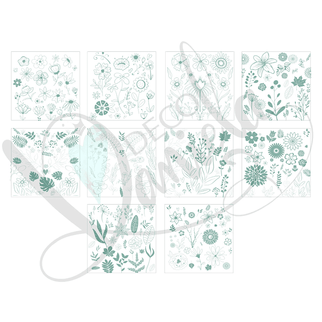 Sellos Florales DD 2