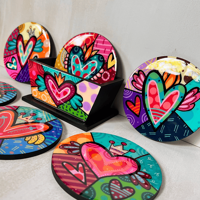 Posavasos con resina - 2 Clases 1