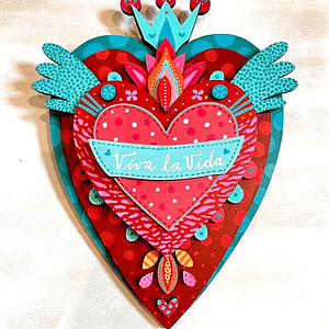 Corazón Viva la Vida 3D - 1 Clase