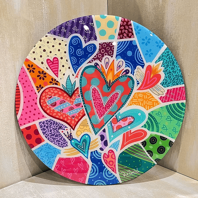 Taller Plato Decorativo con resina - 1 Clase 1