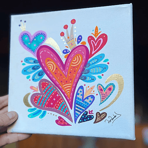 Bastidor Tela 20x20 Diseño 2