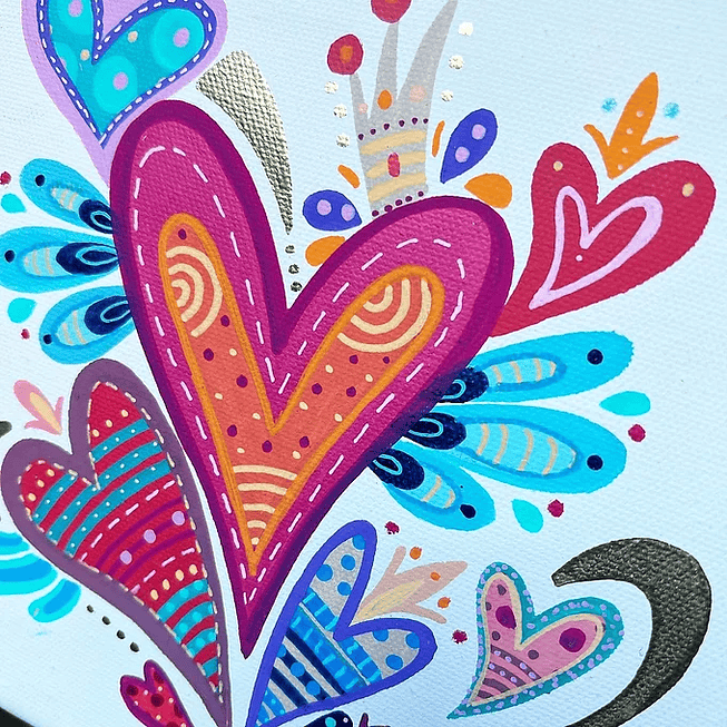 Bastidor Tela 20x20 Diseño 2 3