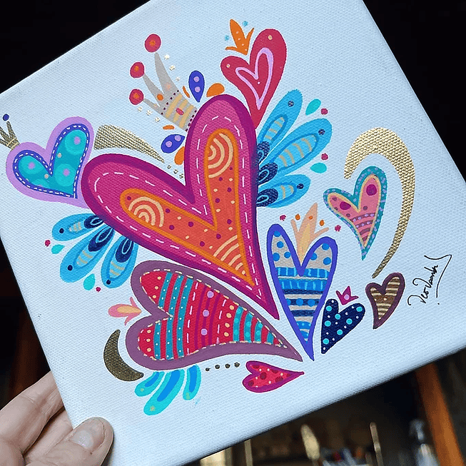 Bastidor Tela 20x20 Diseño 2 1