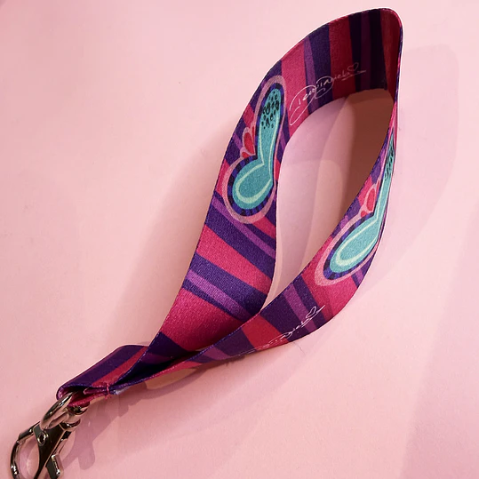 Llavero Lanyard Purple 2