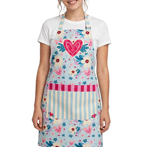 Delantal Menta Floral