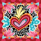 Pañuelo Corazón Rojo 70x70 - Miniatura 10