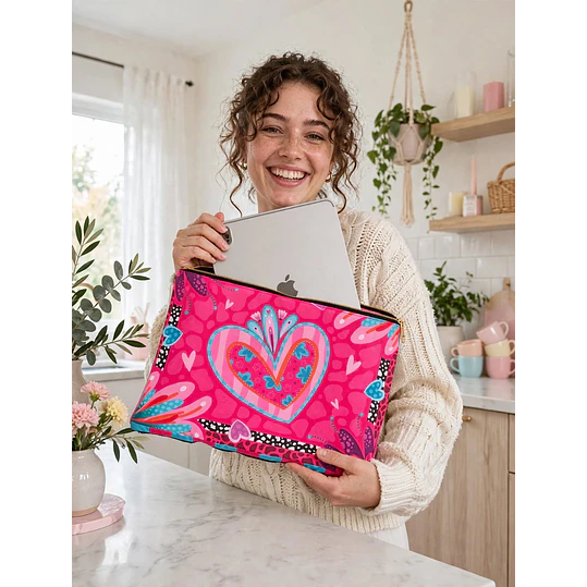 Funda iPad Corazón Rojo 13¨ 4