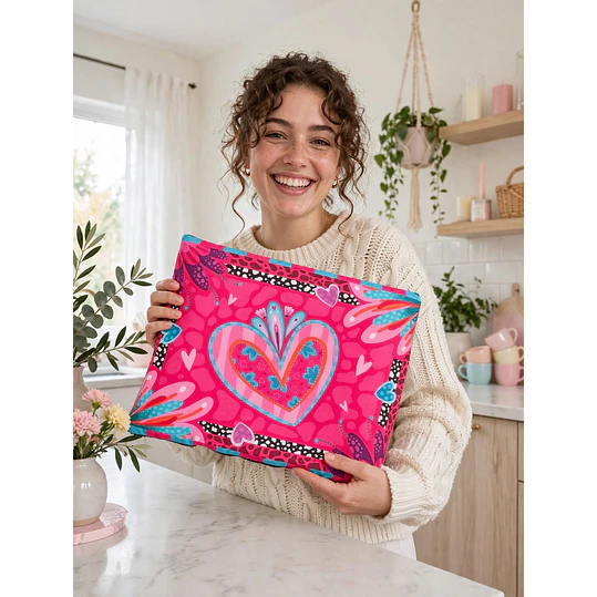 Funda iPad Corazón Rojo 13¨ 5