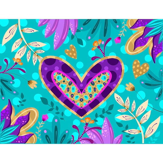 Funda iPad Corazón Calipso 13¨ 9