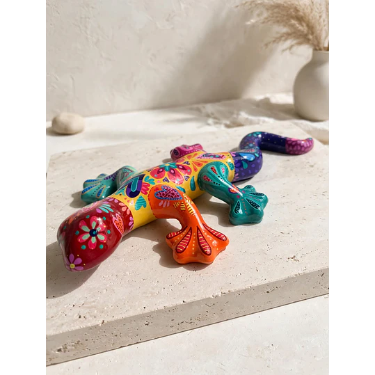 Taller Lagarto Multicolor con Resina - 1 Clase 1