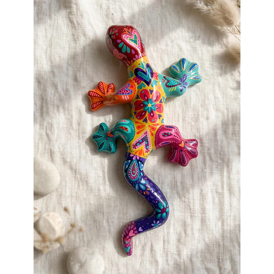 Taller Lagarto Multicolor con Resina - 1 Clase 3