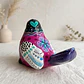 Taller Pájaro Multicolor con Resina - 1 Clase - Miniatura 2
