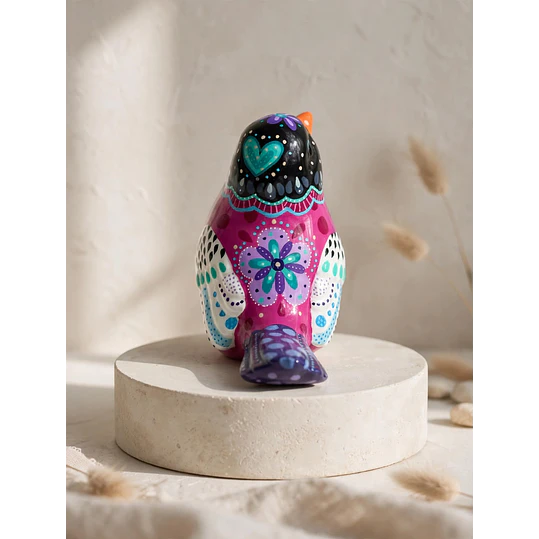 Taller Pájaro Multicolor con Resina - 1 Clase 3