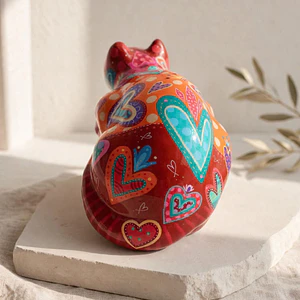 Gato Multicolor con Resina - 2 Clases