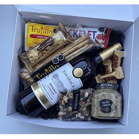 Box picoteo salado con vino