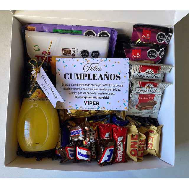 Box jugo y Chocolates Full 29 unid