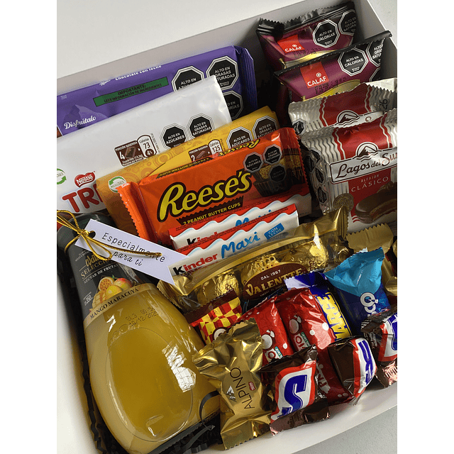 Box jugo y Chocolates Full 29 unid