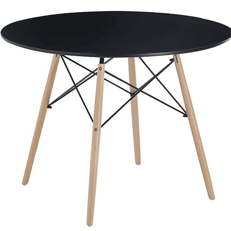 MESA EAMES /MADERA DE 100CM 1