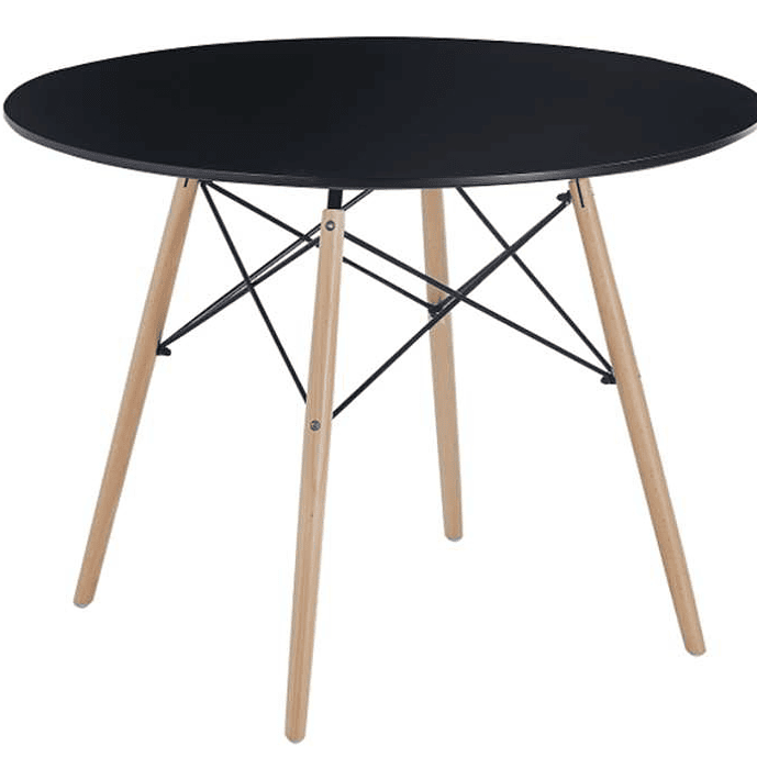 MESA EAMES /MADERA DE 100CM 1