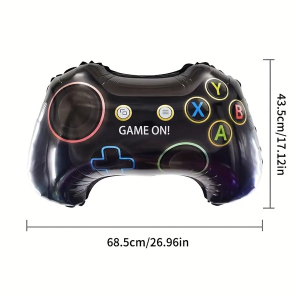 Globo Metálico Joystick Gamer