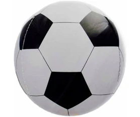 Globo Metálico Pelota de Fútbol