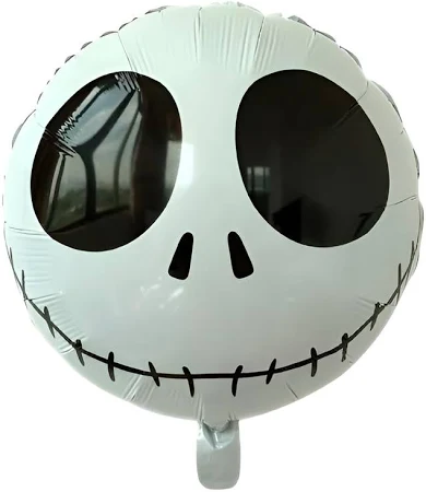 Globo Metálico Calavera Esqueleto Halloween