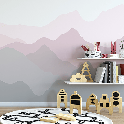 PAPEL MURAL KIDS MONTAINS