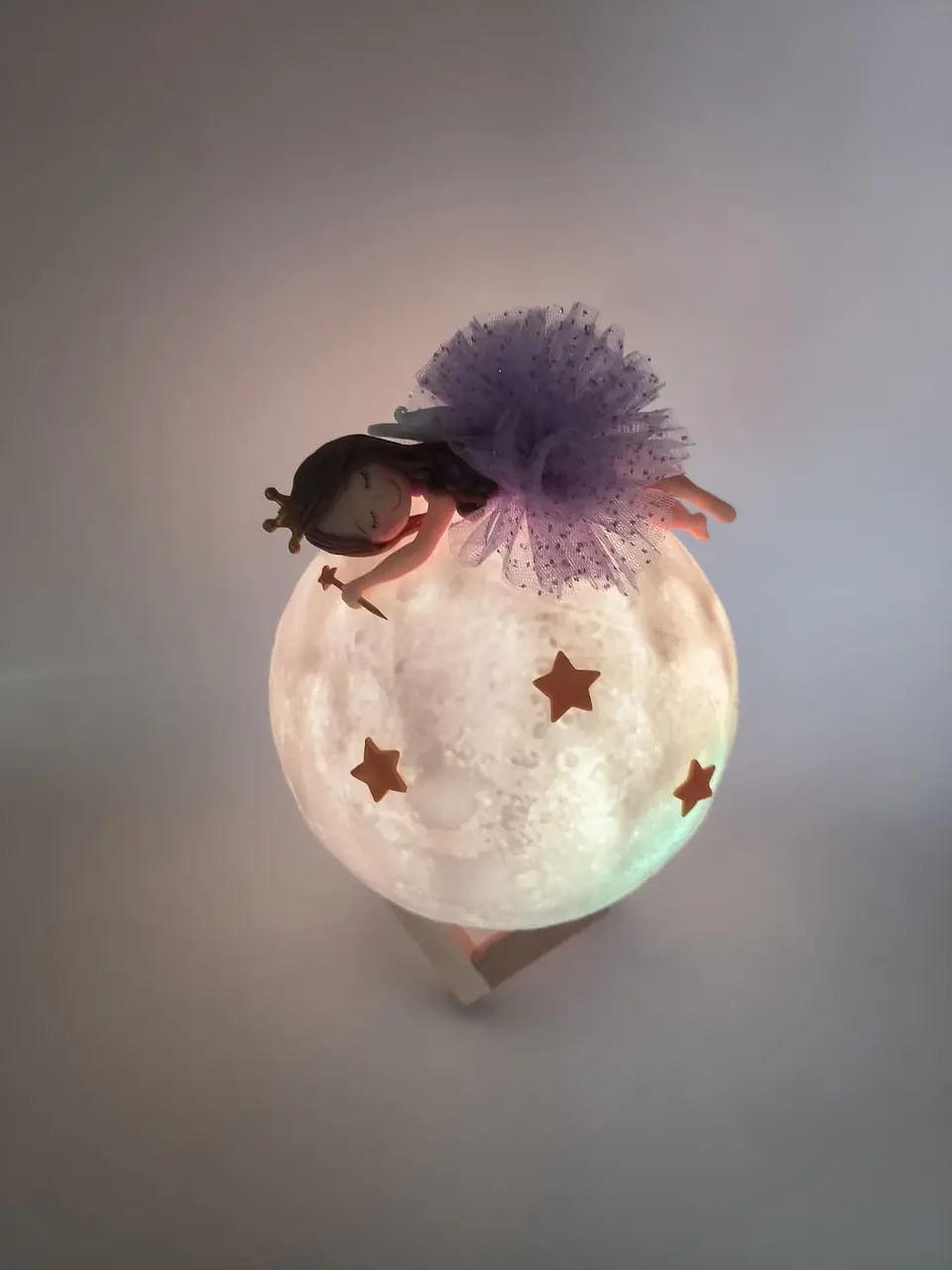 Lampara Luna Hada Lila 4