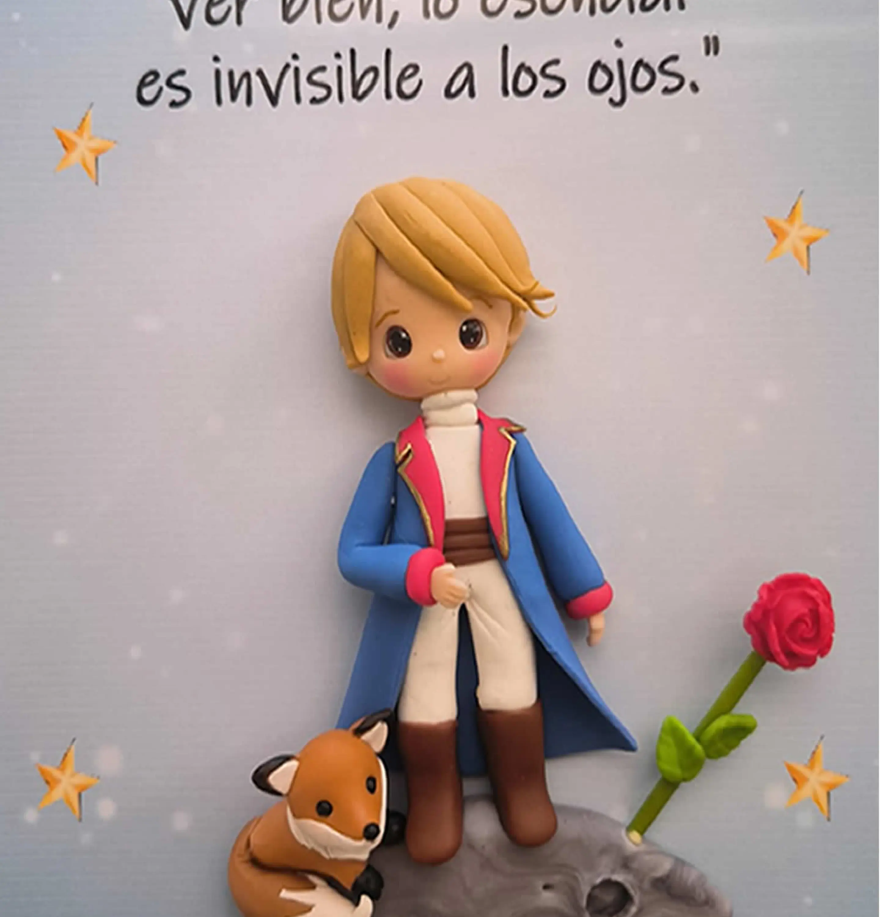 Cuadro Principito Azul 2