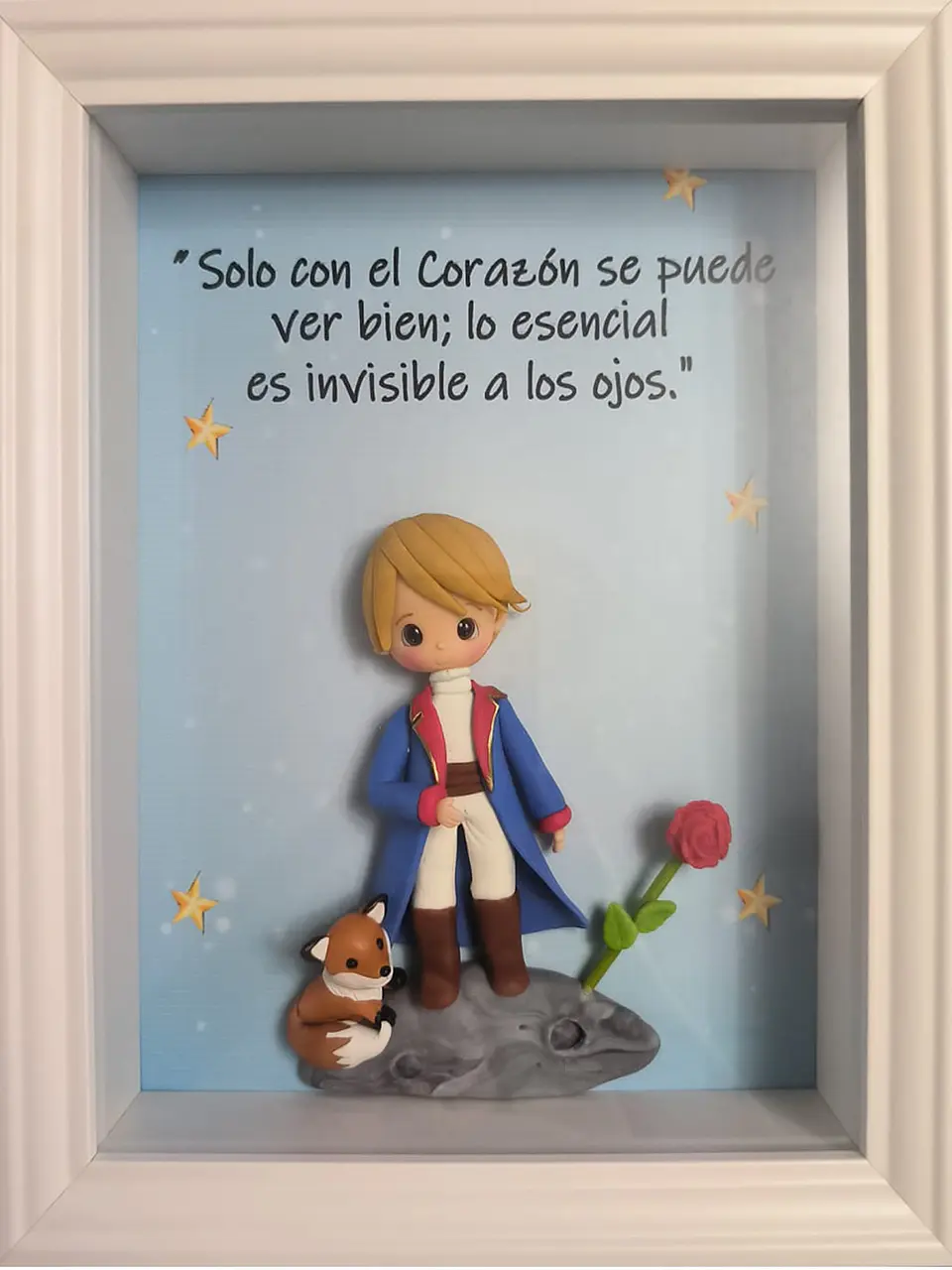 Cuadro Principito Azul 1