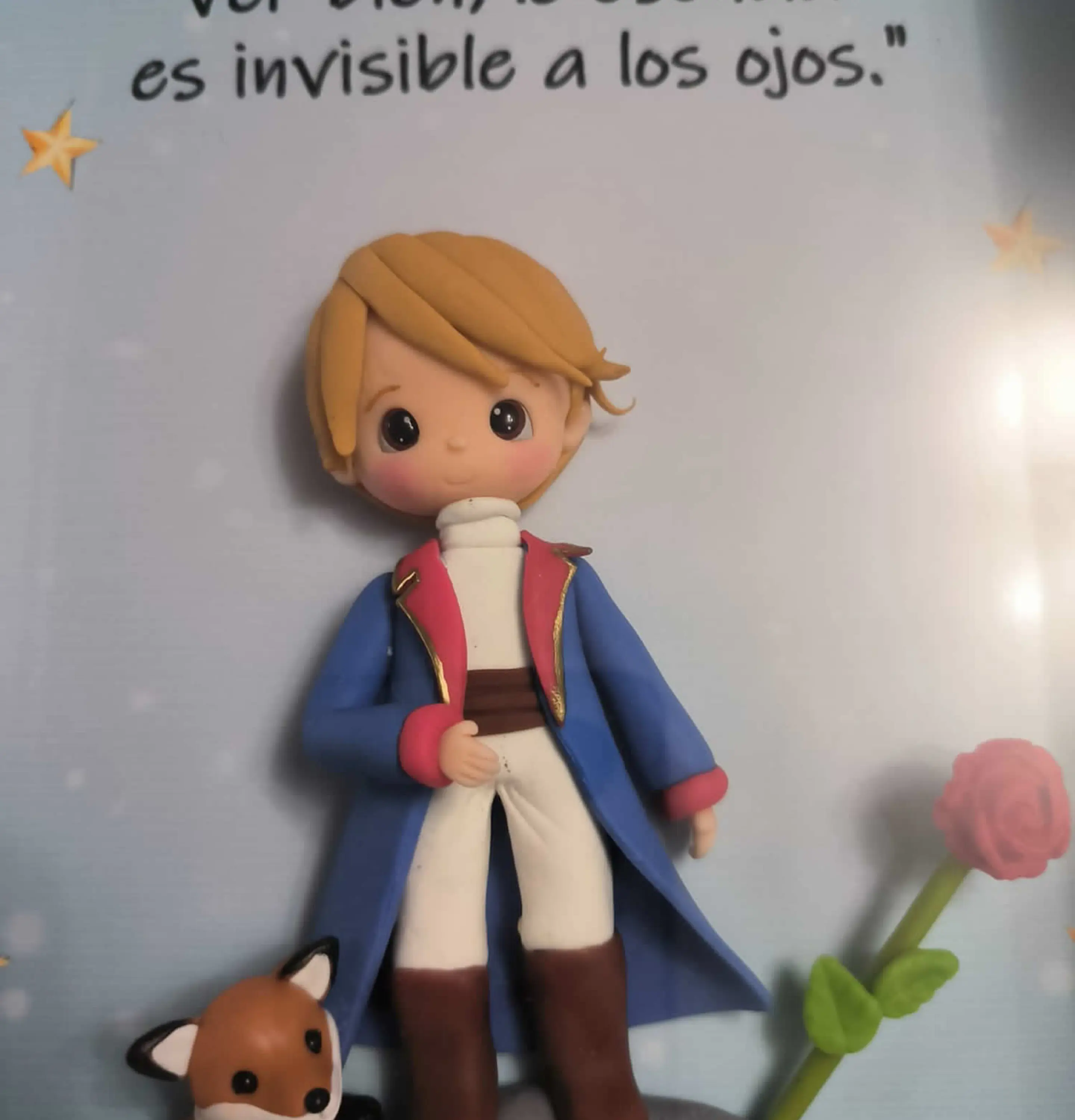 Cuadro Principito Azul 3