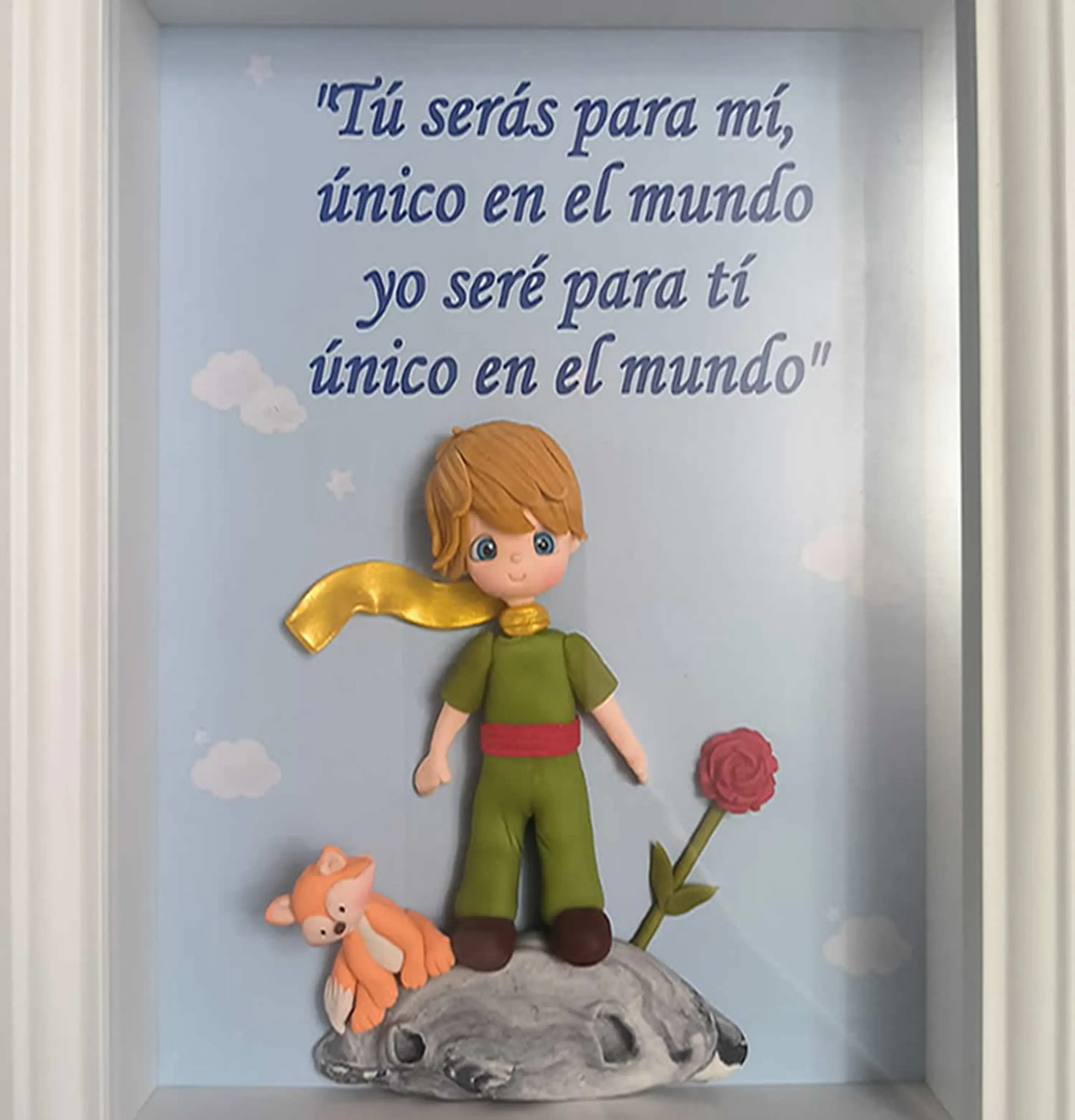 Cuadro Principito Versión Verde 1