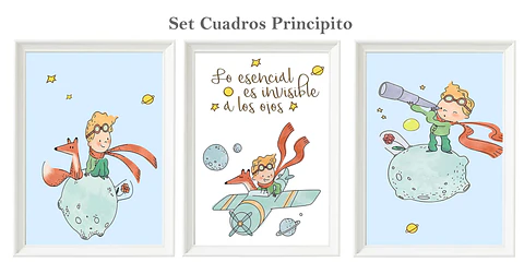 Set Principito Planetas