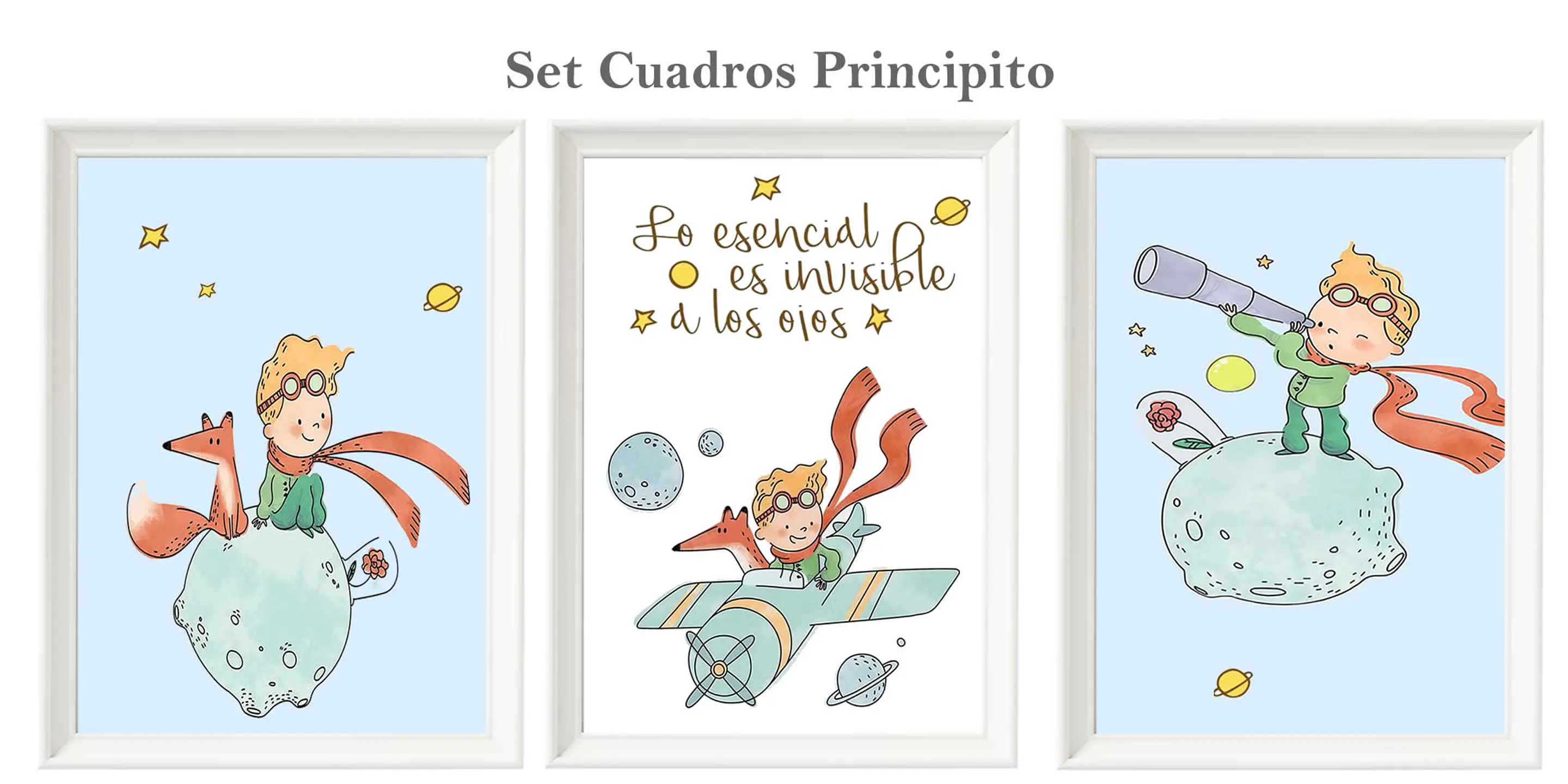 Set Principito Planetas 1