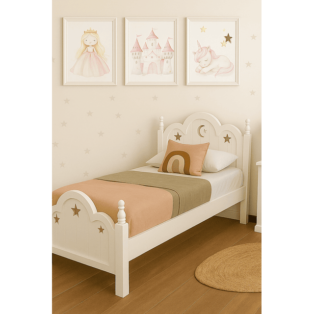 Cama Princesa 1.5 Plazas