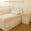 Cama Nido o Tres Cajones Modelo Princesa 1 Plaza