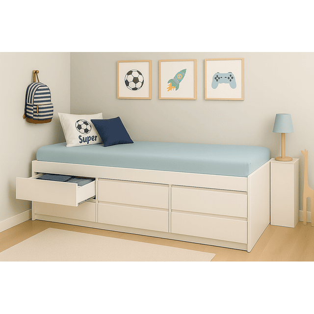 Cama 6 Cajones 1 Pza.