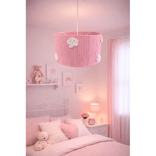 Lampara Colgante - Linea Crochet