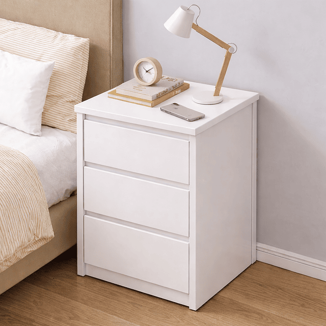 Velador Modelo Minimal 3 Cajones 