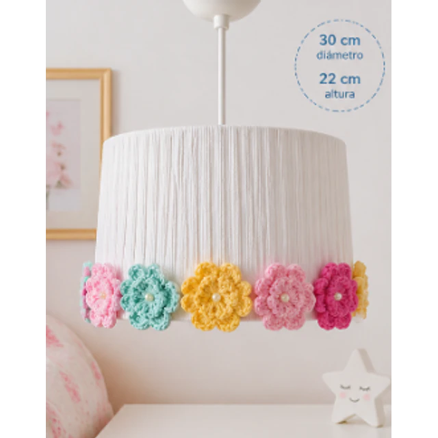 Lampara Colgante - Linea Corona de Flores